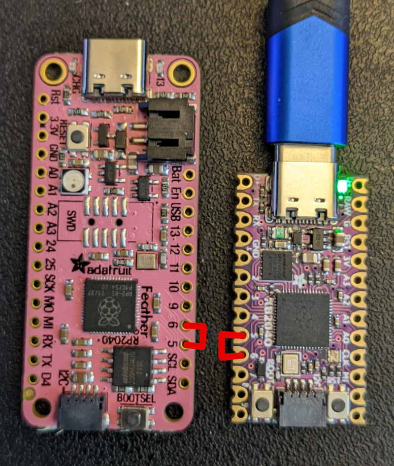 feather and keeboar example pins